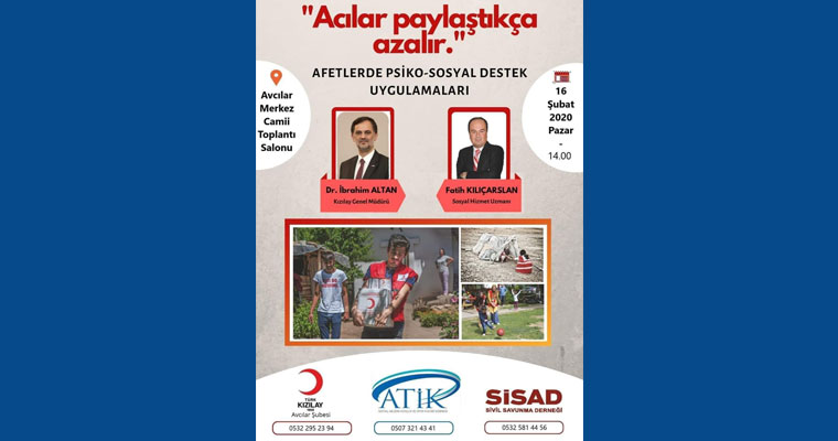 Kızılay Genel Müdürü Dr. İbrahim Altan: ‘ Acılar paylaştıkça azalır.’